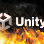 unity logo on fire because engine pricing change