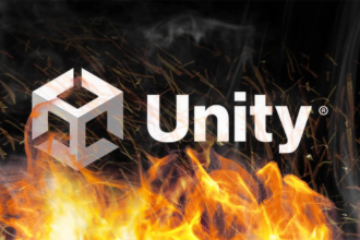 unity logo on fire because engine pricing change