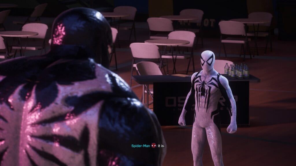 Venom and Peter Parker