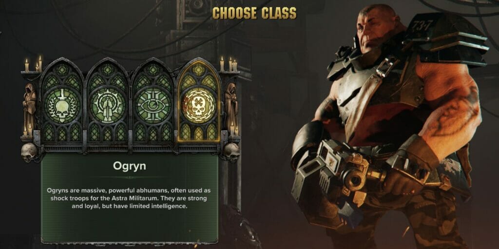 Warhammer 40K Darktide Ogryn Class