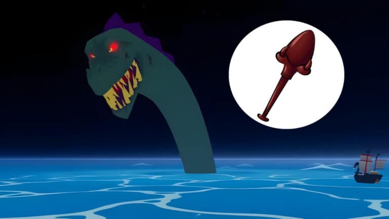 A Sea Beast and the Fist of Darkness it drops in Blox Fruits