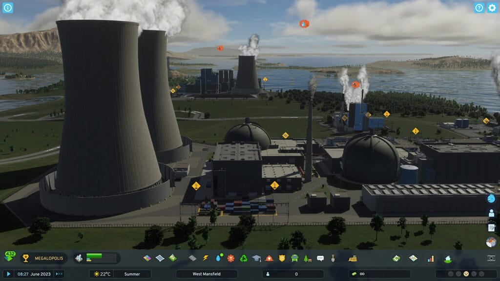 Cities Skylines 2 Nuclear Power Plant