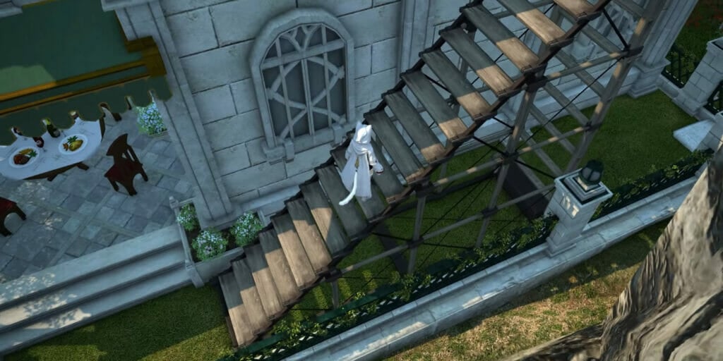 Mobile Garden Stairs in FFXIV
