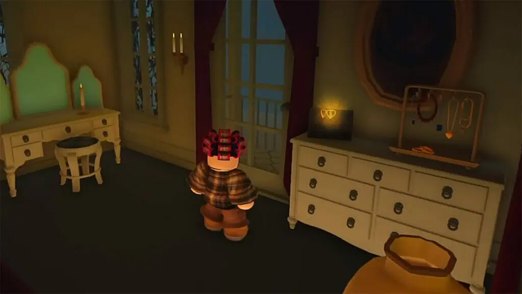 why is it that in the bloxburg halloween update, at the haunted mansion  area the quest to get in is literally bugged. the witch keeps saying that  to me even tough i