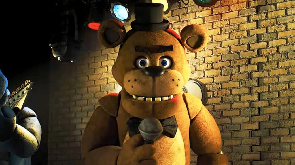 A shot from the horror movie Five Nights at Freddy's