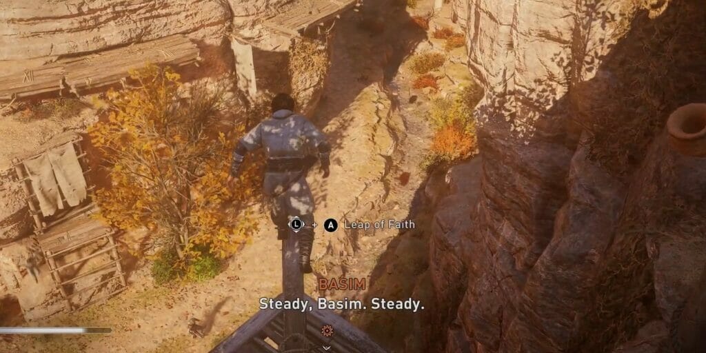 Leap of faith in Assassin's Creed Mirage