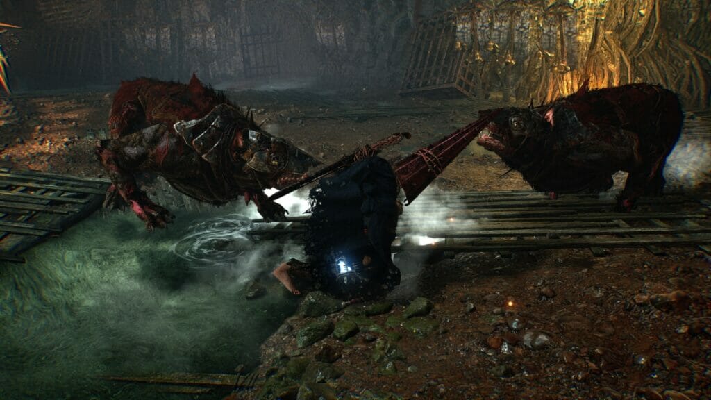 The hounds of Gentle Gaverus in Lords of the Fallen