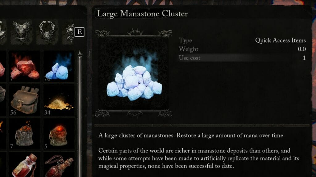 Large Manastone Cluster in Lords of the Fallen