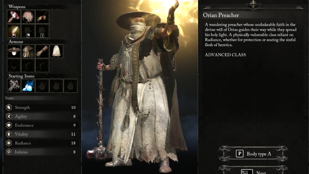The Orian Preacher from Lords of the Fallen