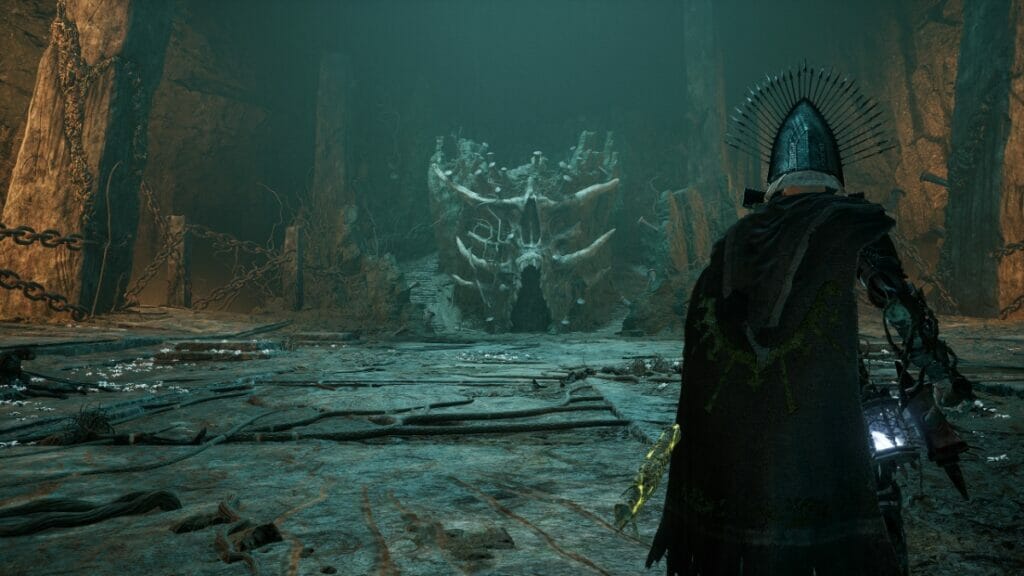 The site of the Seek Scourings quest in Lords of the Fallen