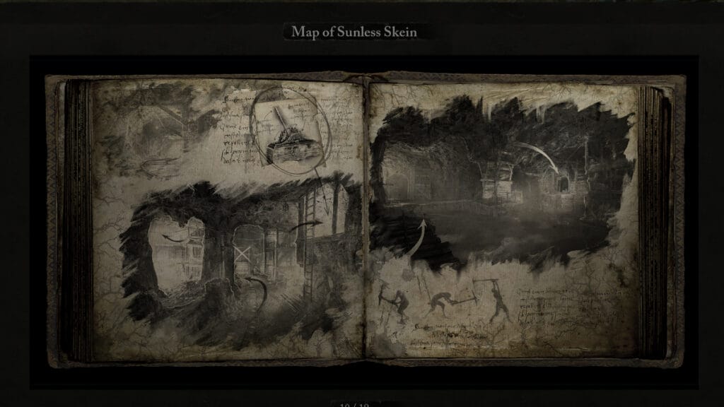 Sunless Skein map in LotF
