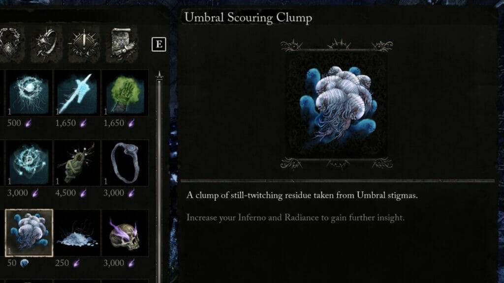 The Umbral Scouring Clump in LotF
