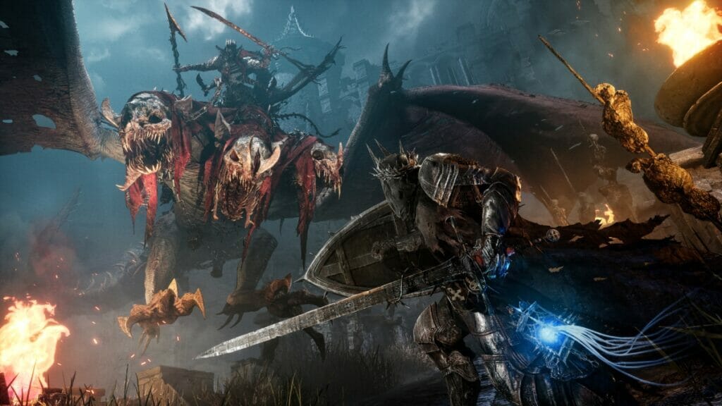 lords of the fallen knights in combat