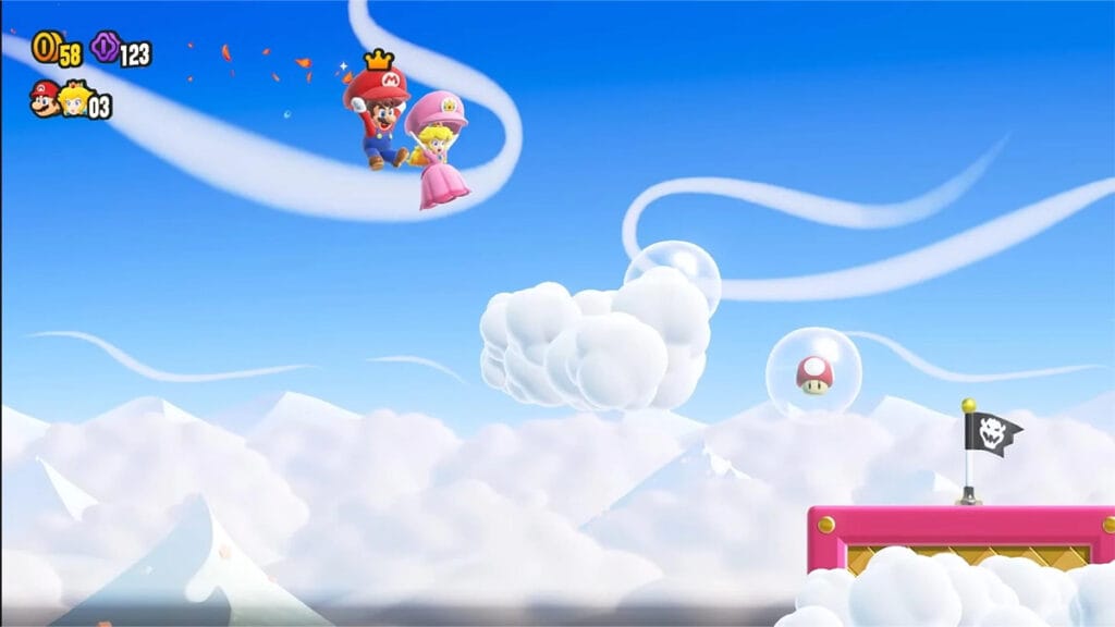 Super Mario Wonder has a strange exploit.