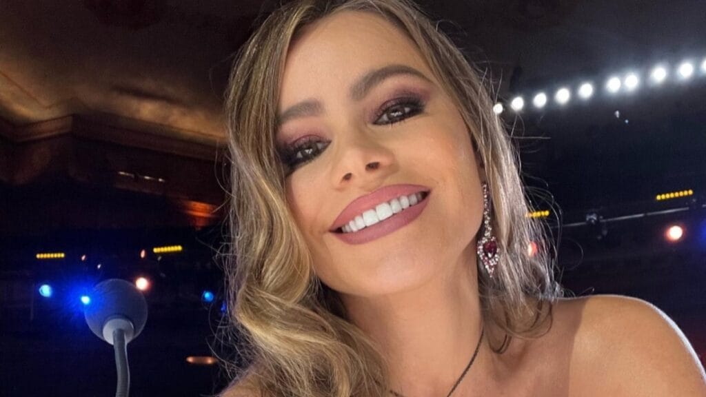 Sofia Vergara smiling