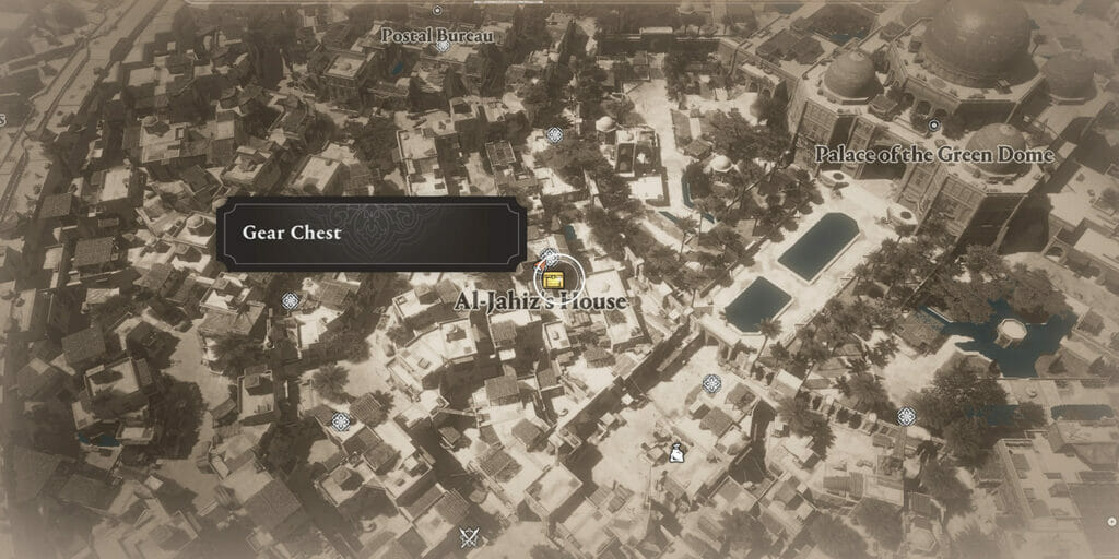 You can find the Hidden Ones outfit in Al-Jahiz's house in the Round City