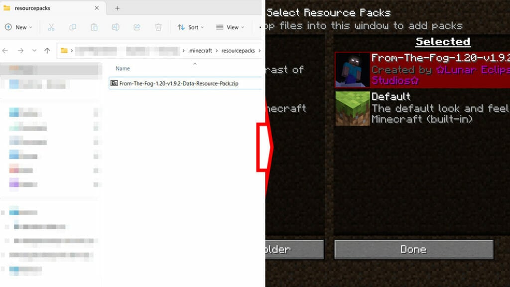 Minecraft: How to Download and Install From The Fog Resource Pack