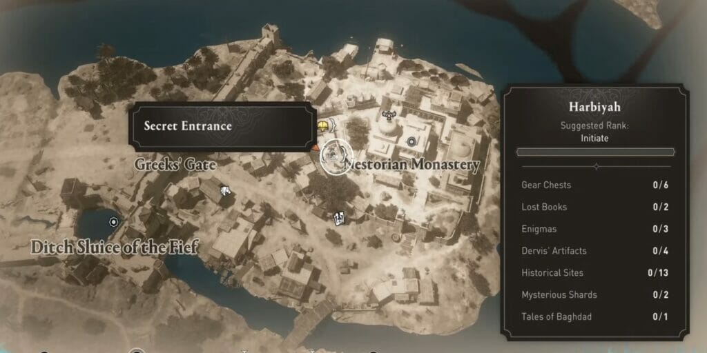 Location of  Al-Tabari Lost Book in Assassin's Creed Mirage