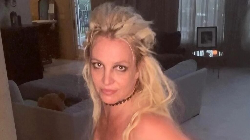 Britney Spears sitting room photo