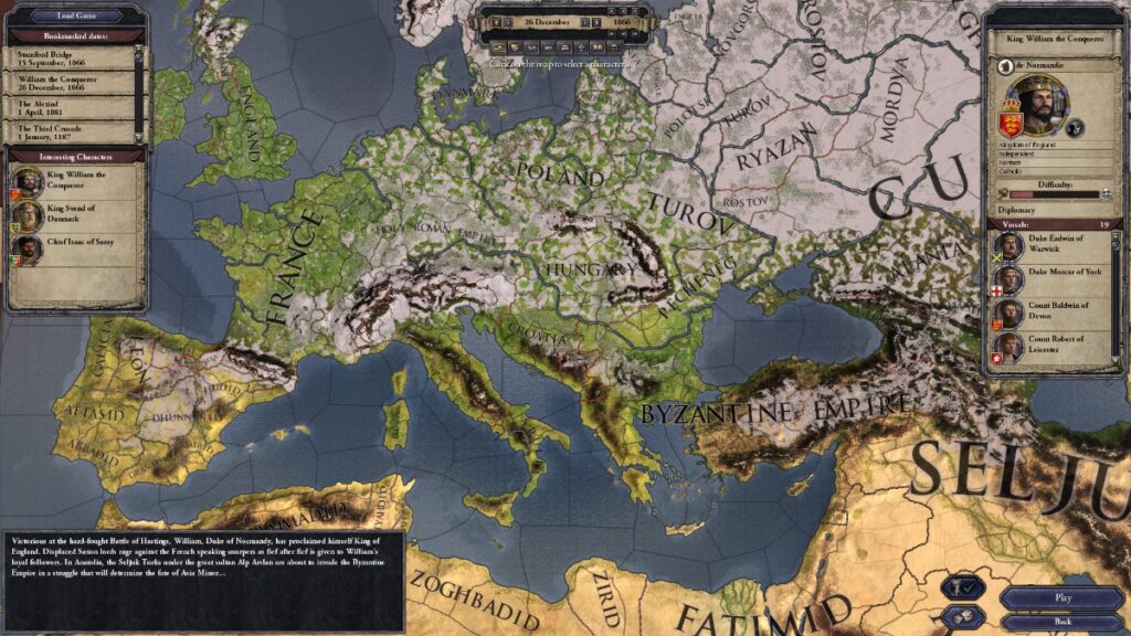 The map of Crusader Kings 2, one of the best free PC games