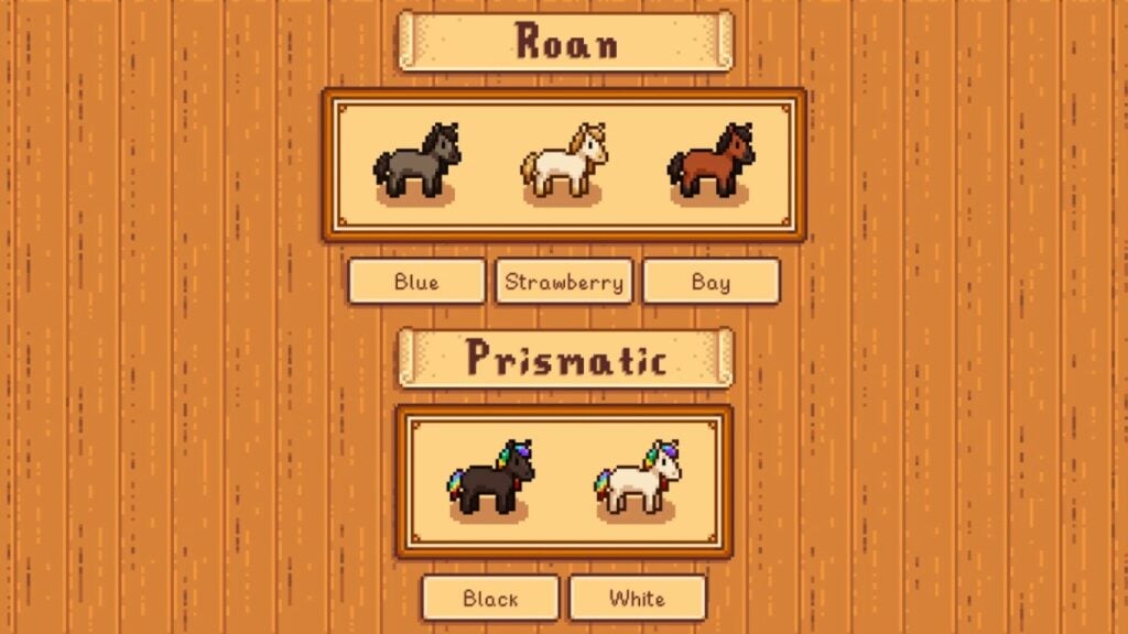 Elle's New Horses, one of the best Stardew Valley mods