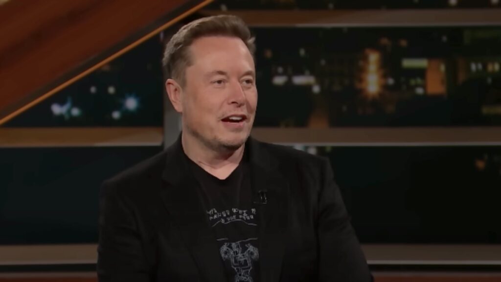 X owner Elon Musk sit down for an interview