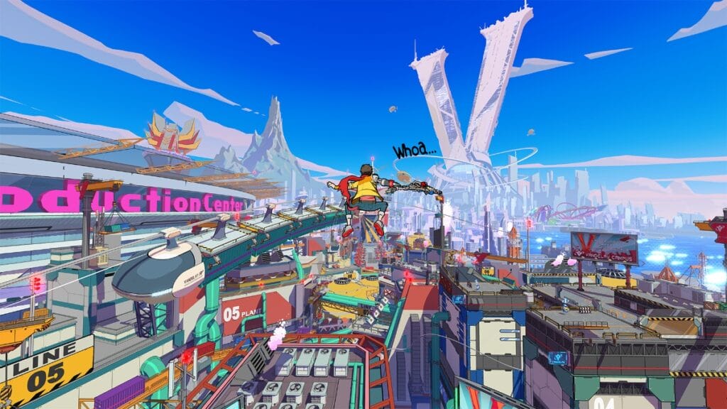 The city in Hi-Fi Rush, part of the 2023 Game Awards