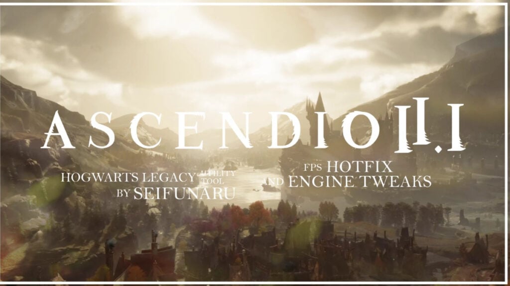 Ascendio, one of the best mods for Hogwarts Legacy