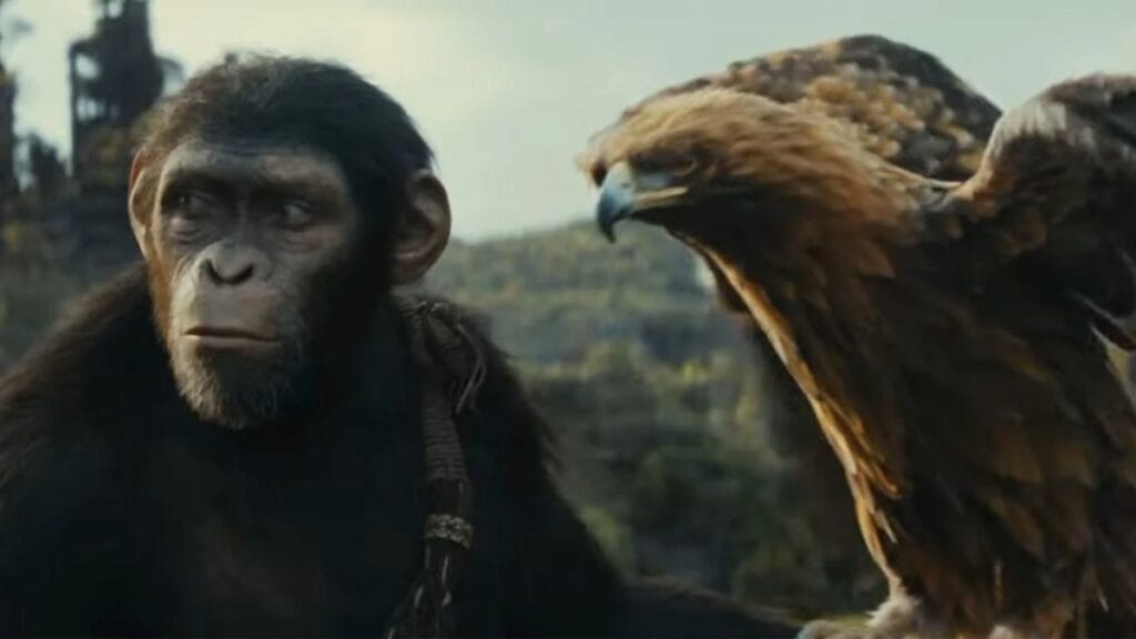 Cornelius in the Kingdom of the Planet of the Apes trailer, the long-awaited sequel to War
