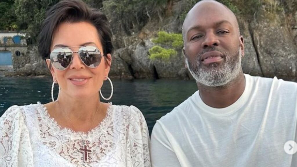Kris Jenner and Corey Gamble on vacation
