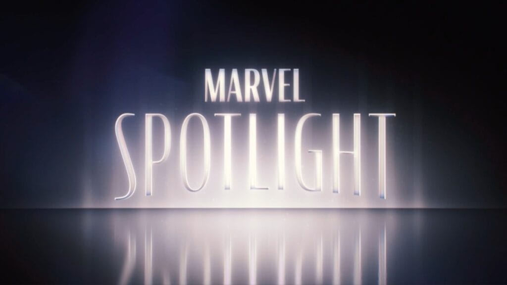 The logo for Marvel Spotlight, which we explained on what it means for the MCU