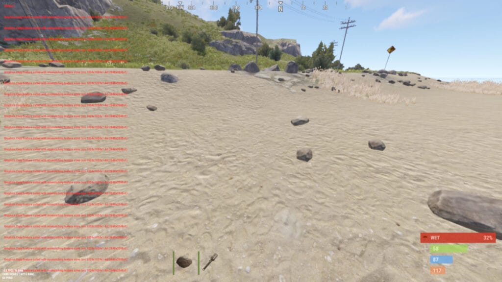 Rust graphics copytexture Called With Mismatching Texture sizes Error