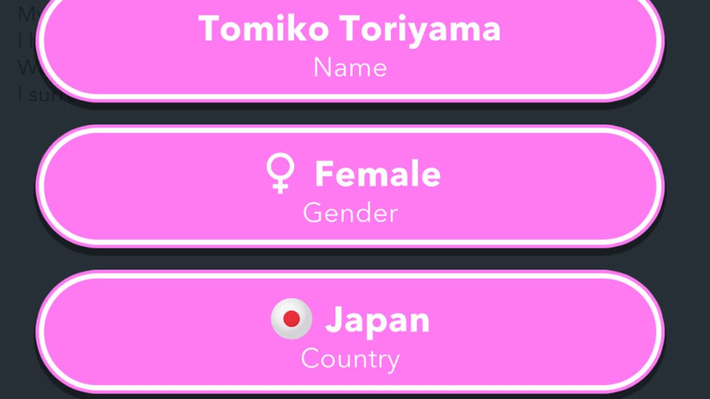 Female Born in Japan