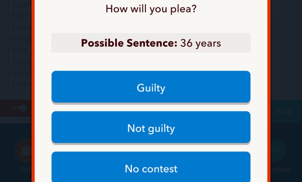 Plead Guilty to a Murder you committed in the Tell-Tale Heart Challenge
