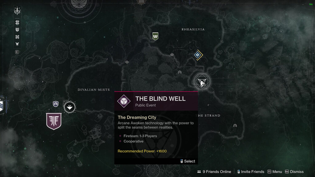 Blind Well Location in Destiny 2