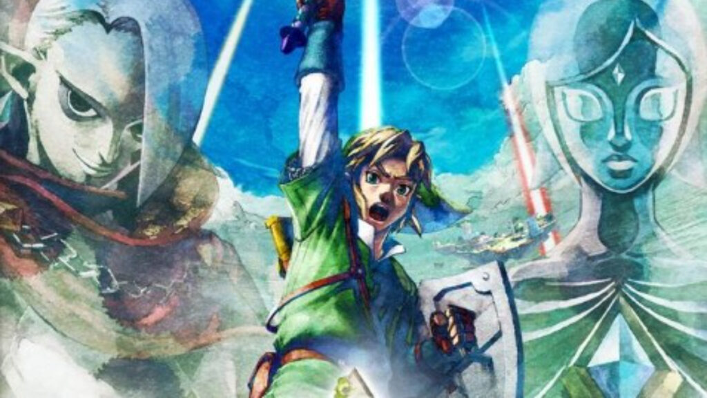 The cover of Skyward Sword, featuring Link, one of the best Black Friday Switch deals