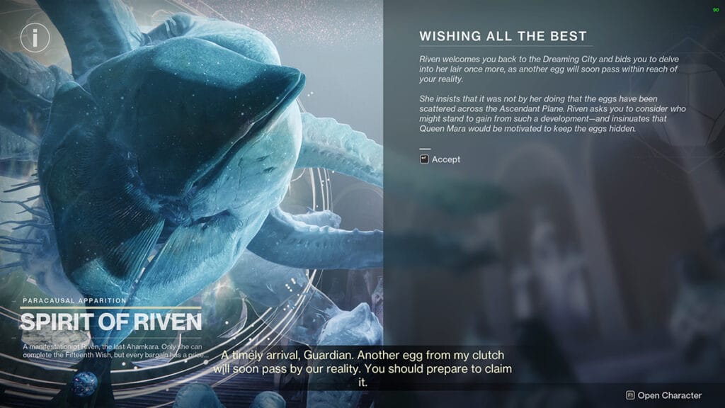 Destiny 2 Wishing All the Best Quest Step 9