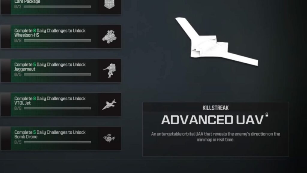 MW3: Advanced UAV
