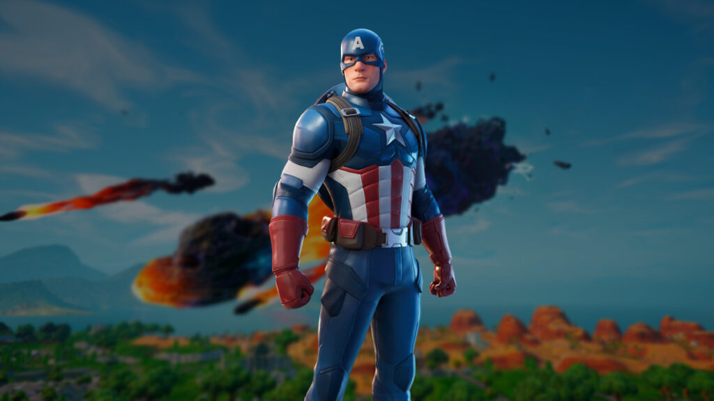 captain america fortnite marvel skins