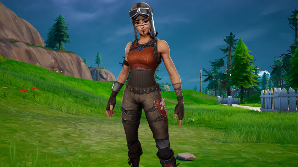 Image of one of the rarest Fortnite skins Renegade Raider