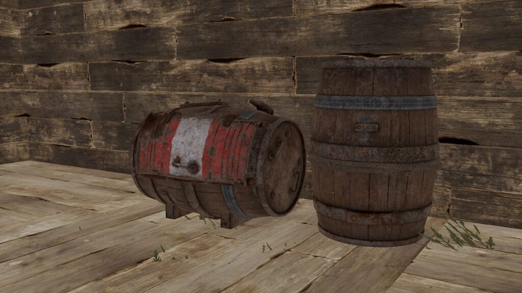 rust Storage Barrel, base decor dlc