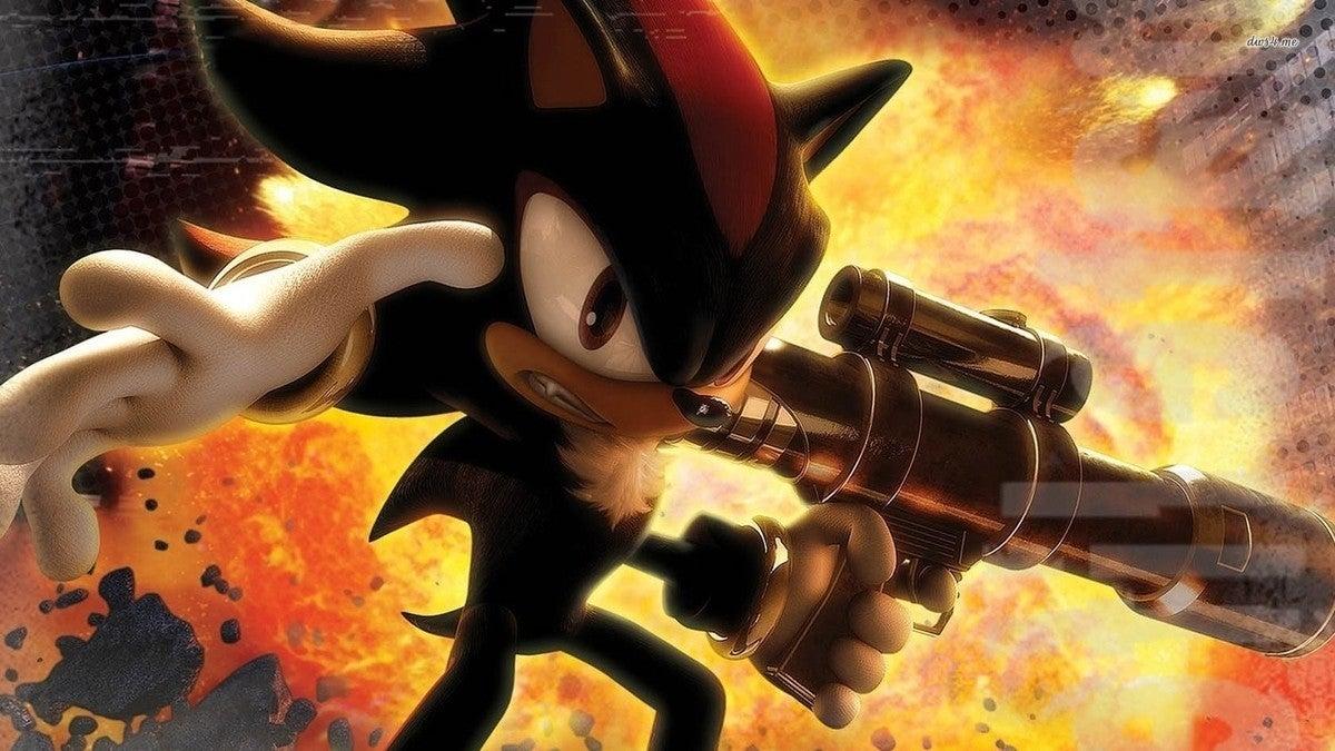 The poster for Shadow the Hedgehog