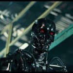 A shot of the endoskeleton from Terminator