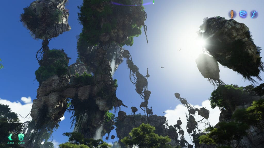 Floating mountains in the new sci-fi FPS from Massive Entertainment