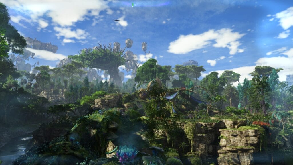 A jungle view in Avatar: Frontiers of Pandora