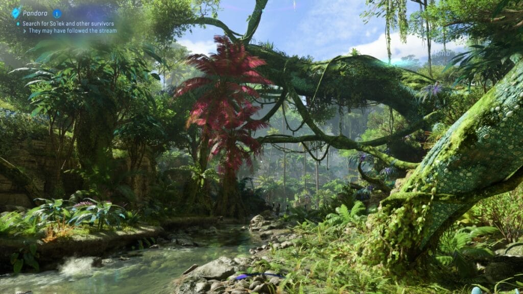 A jungle river in the new open-world shooter by Massive Entertainment