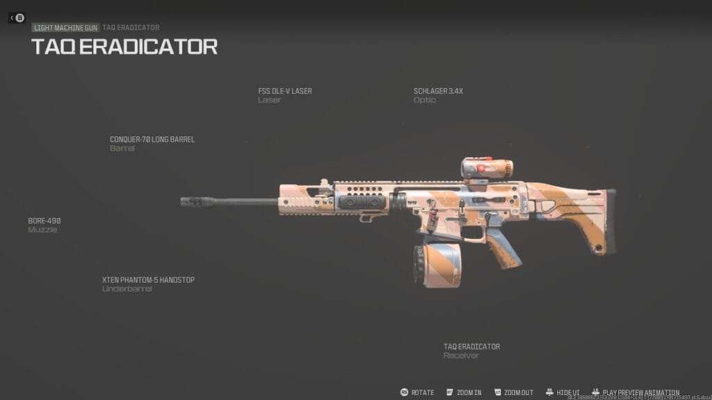 Best TAQ Eradicator Loadout in MW3 and Warzone
