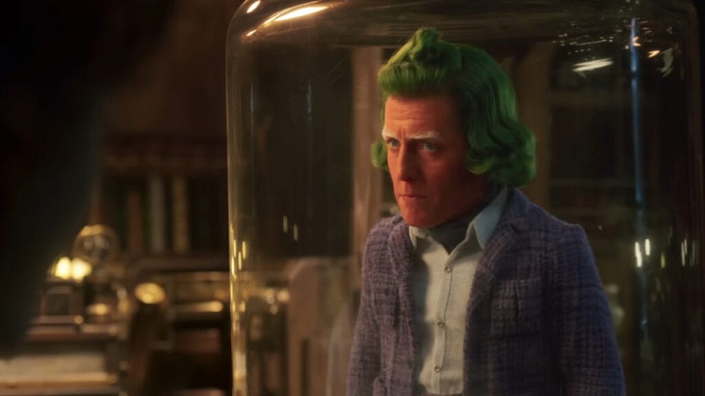 Hugh Grant in Wonka