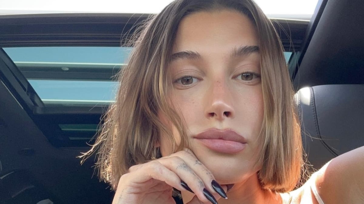 Hailey Bieber In Pantless Street Walk Asked Why She’s ‘Trying So Hard’