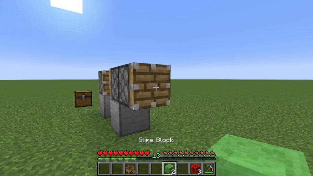 How to Make a Flying Machine Minecraft Piston